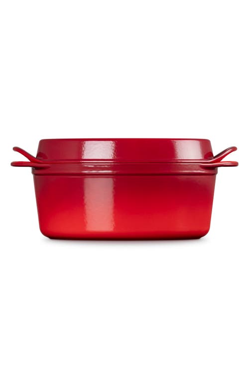 Le Creuset Enamel Cast Iron Doufeu In Red