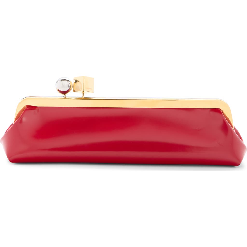 Jacquemus La Pochette Salon Patent Leather Clutch