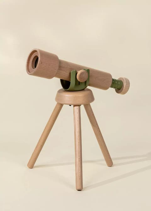 Wooden Tripod Telescope - 15x Zoom