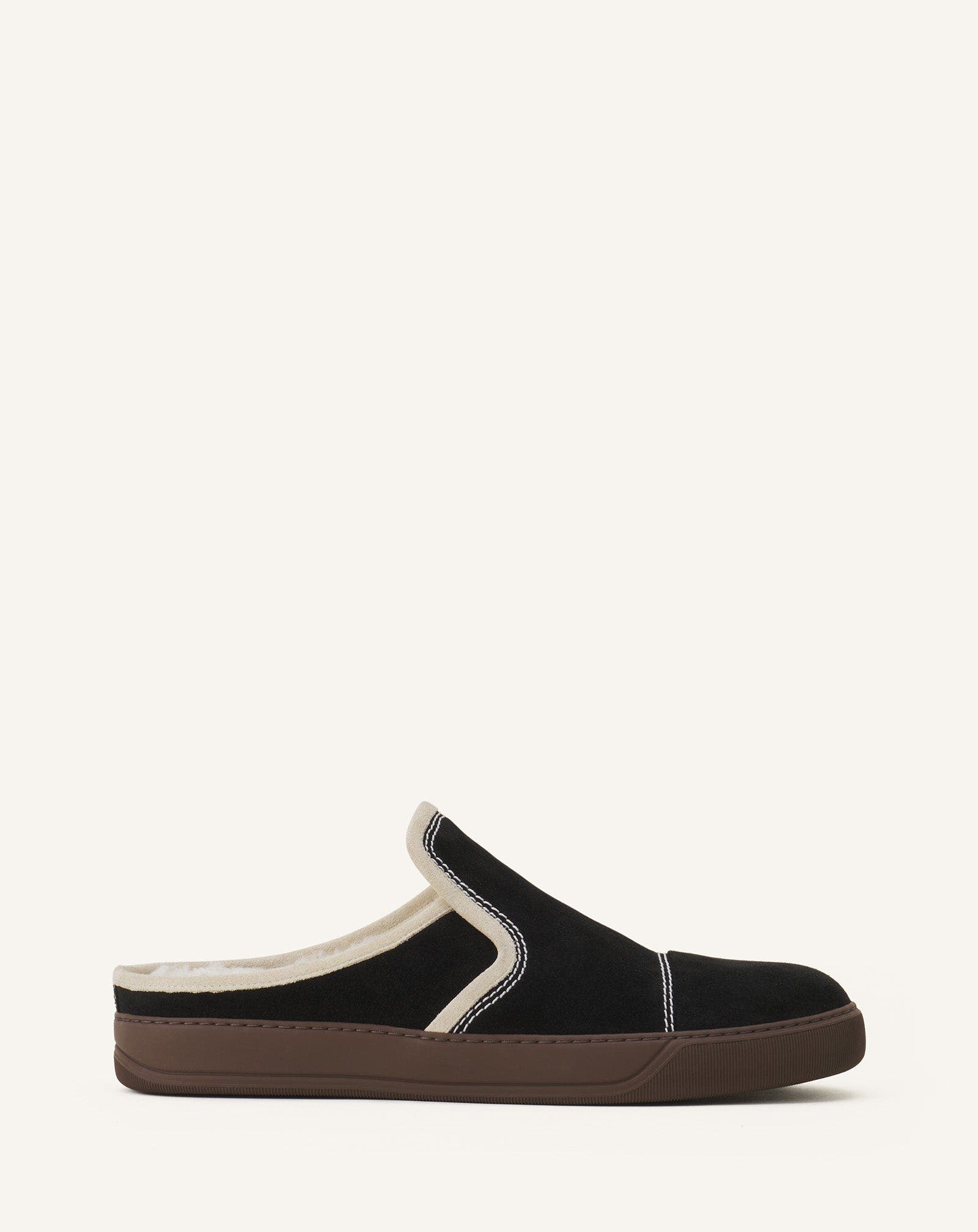 Lanvin DBB1 SUEDE MULE SNEAKERS, Main, color, 