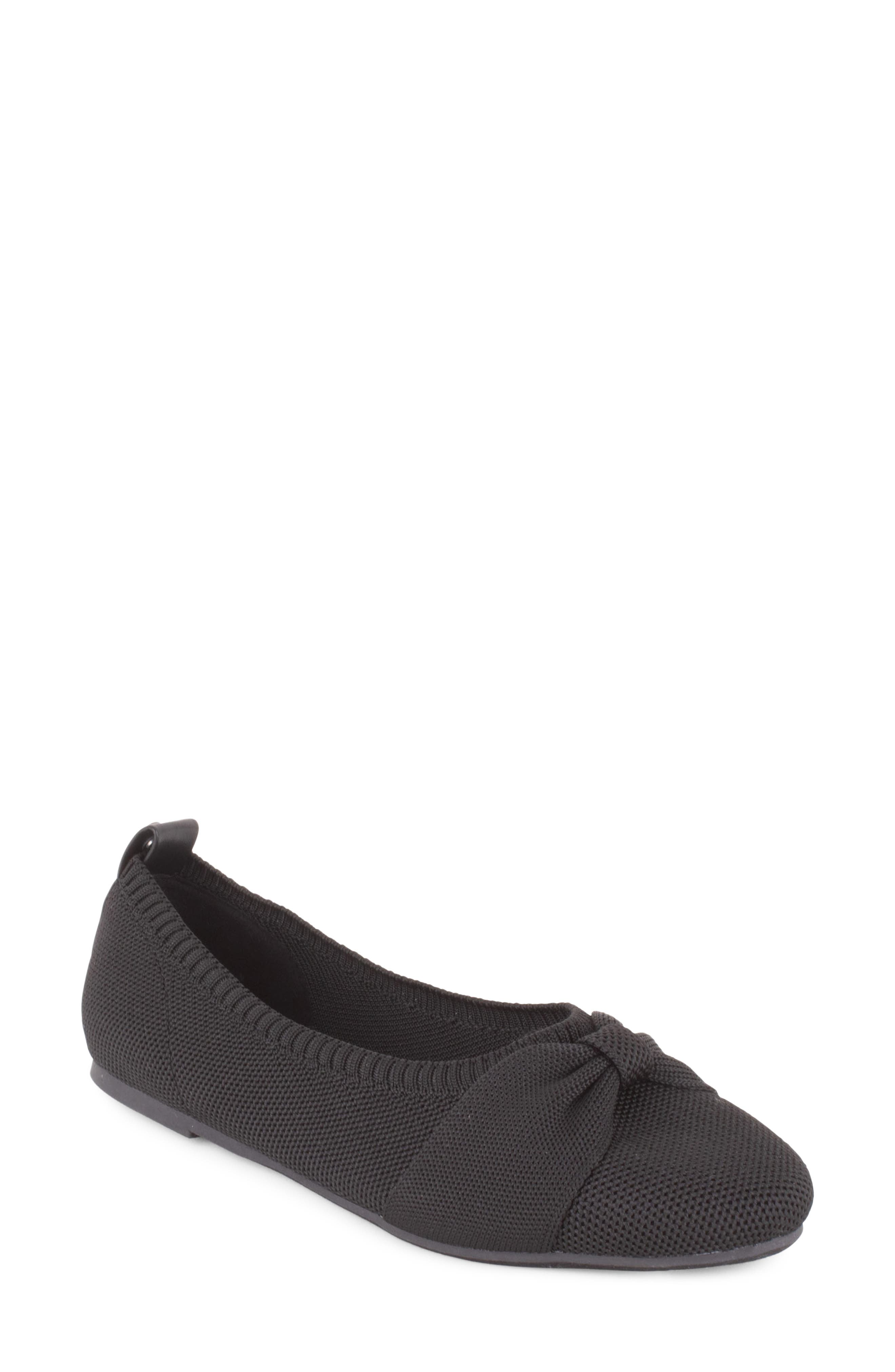 Tahari Manchester Ballet Flat, Main, color, Black