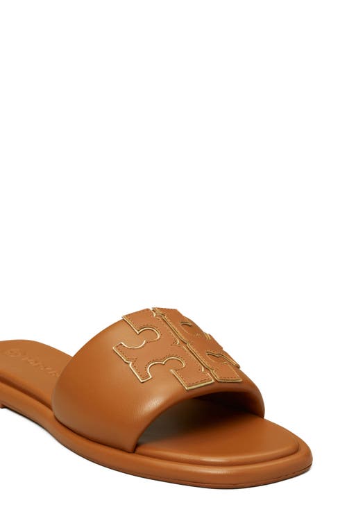 Tory Burch Double-t Leather Sport Slide Sandal