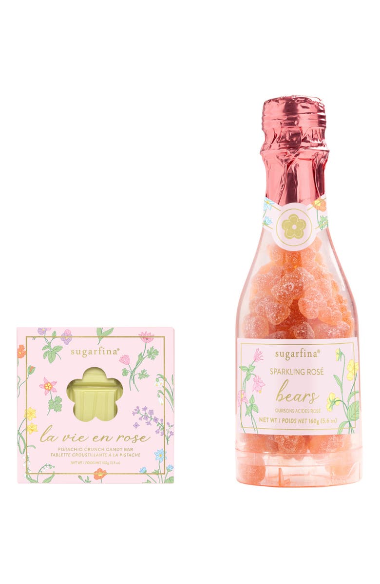 sugarfina Candy & Bubbly Candy Bar & Celebration Bottle Bundle, Main, color, 