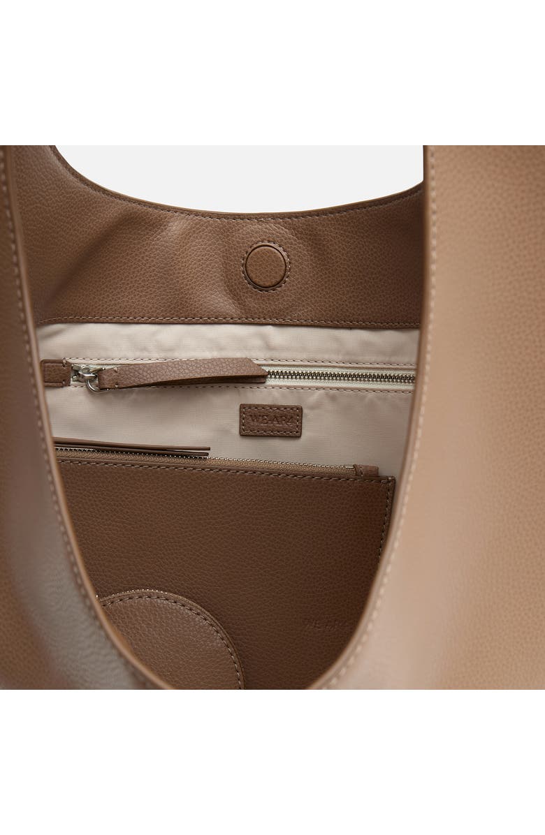 WE-AR4 The H Leather Hobo Bag, Alternate, color, French Grey