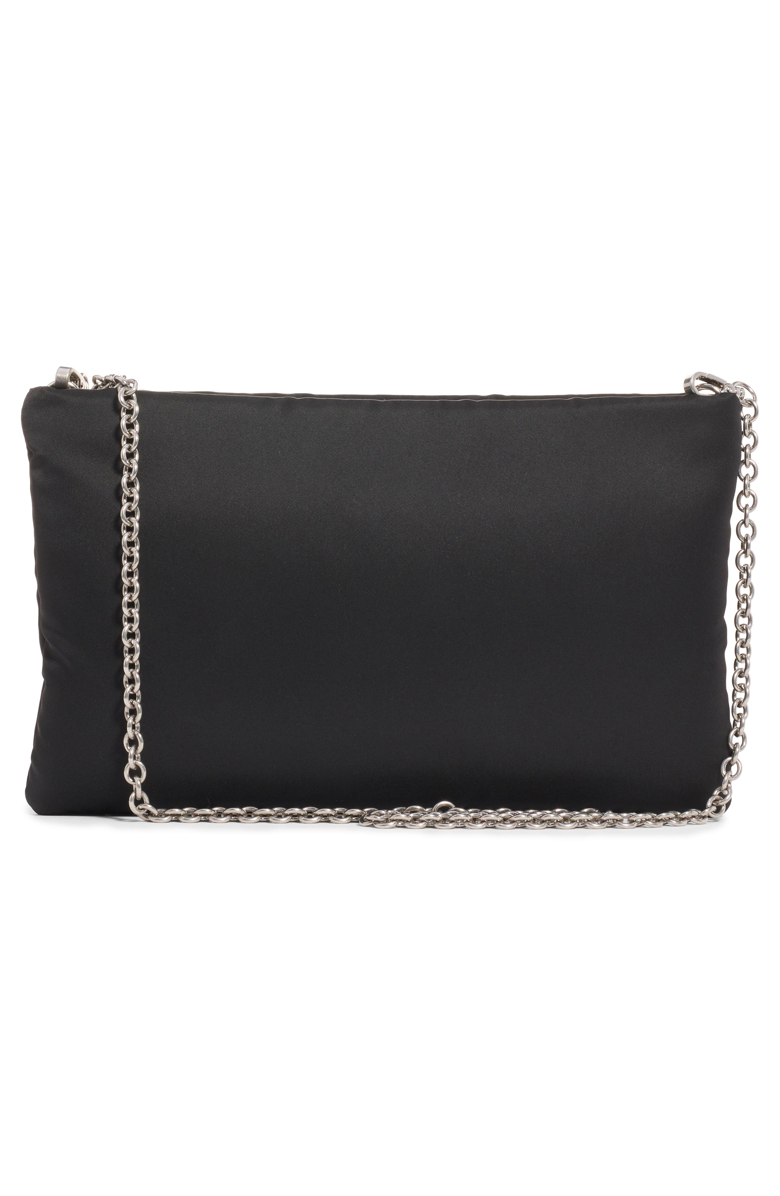 Prada Jewel Embellished Shoulder Bag, Alternate, color, 