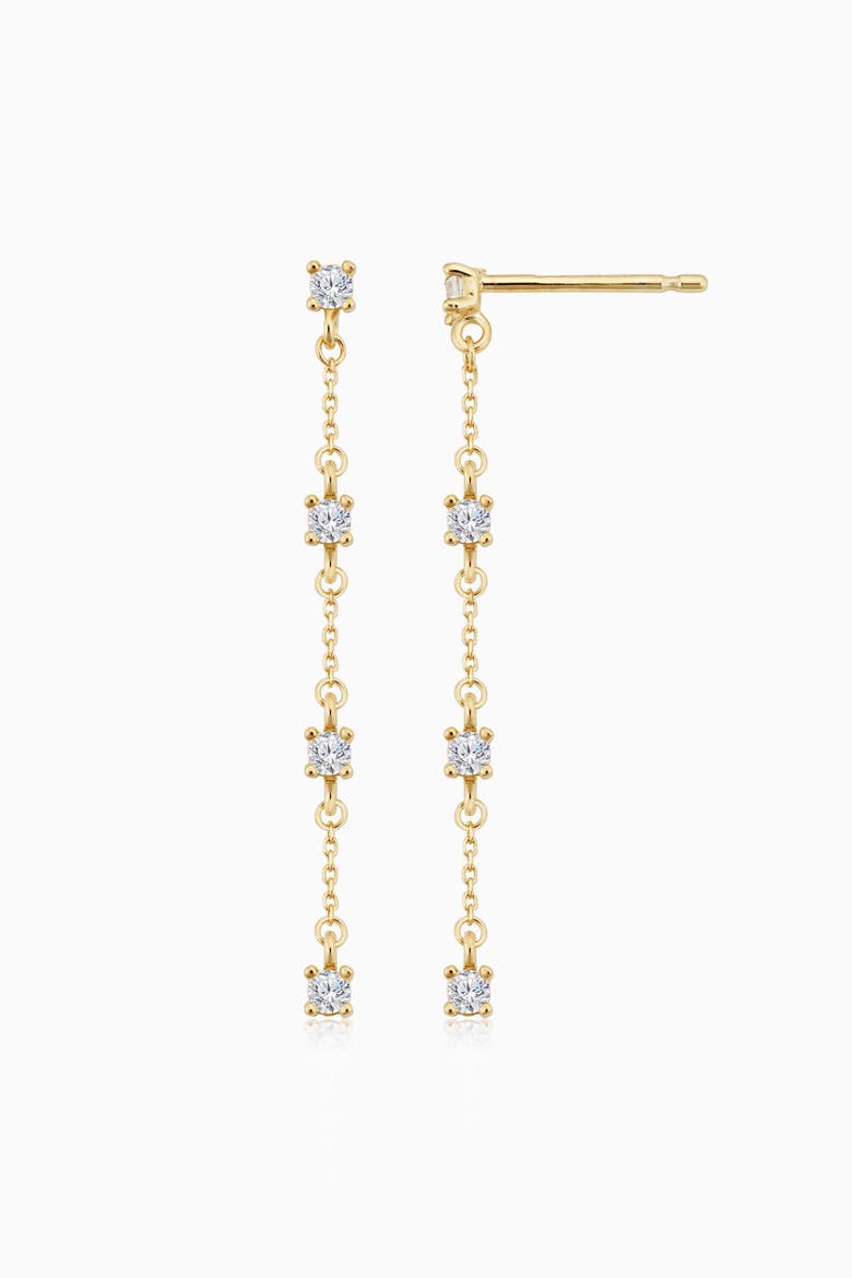 14K Yellow Gold Seeing Sparks Drop Earrings, Alternate, color, Yellow Gold