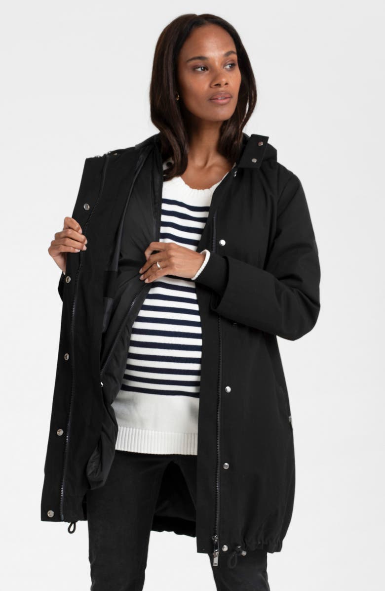 Seraphine Down Maternity Parka, Alternate, color, 