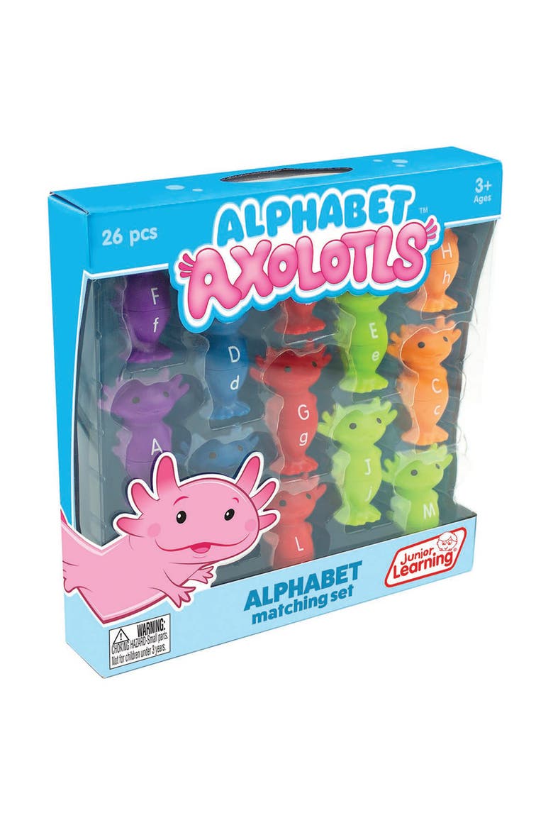 Alphabet Axolotls Game Match Upper & Lowercase Letters, Alternate, color, Multicolored