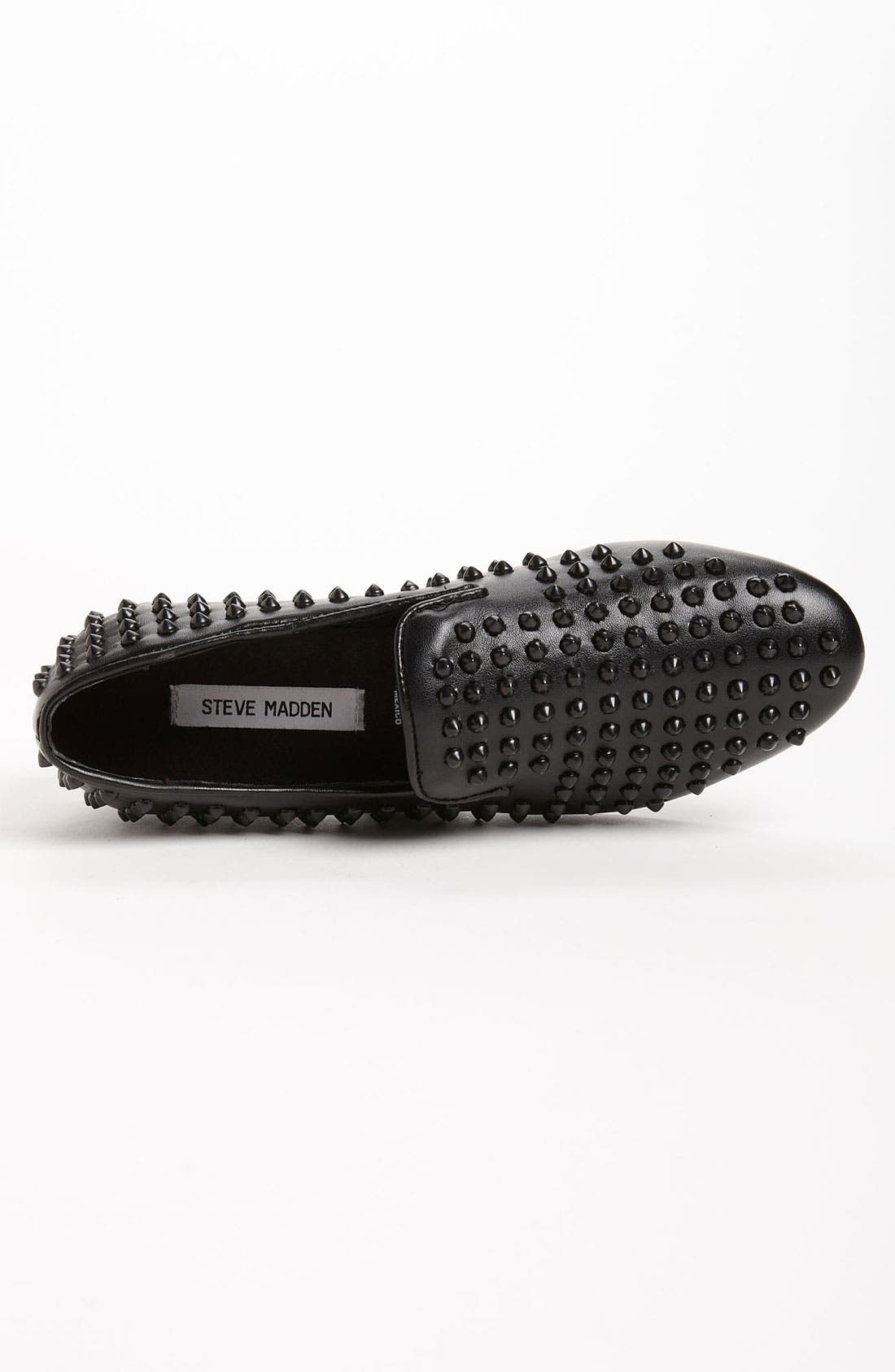 'Jagggrr' Studded Loafer, Alternate, color, BLACK/ STUDS