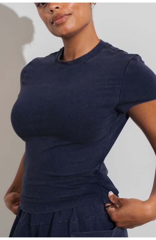 Vitality Essence Scrunch Tee In Blue