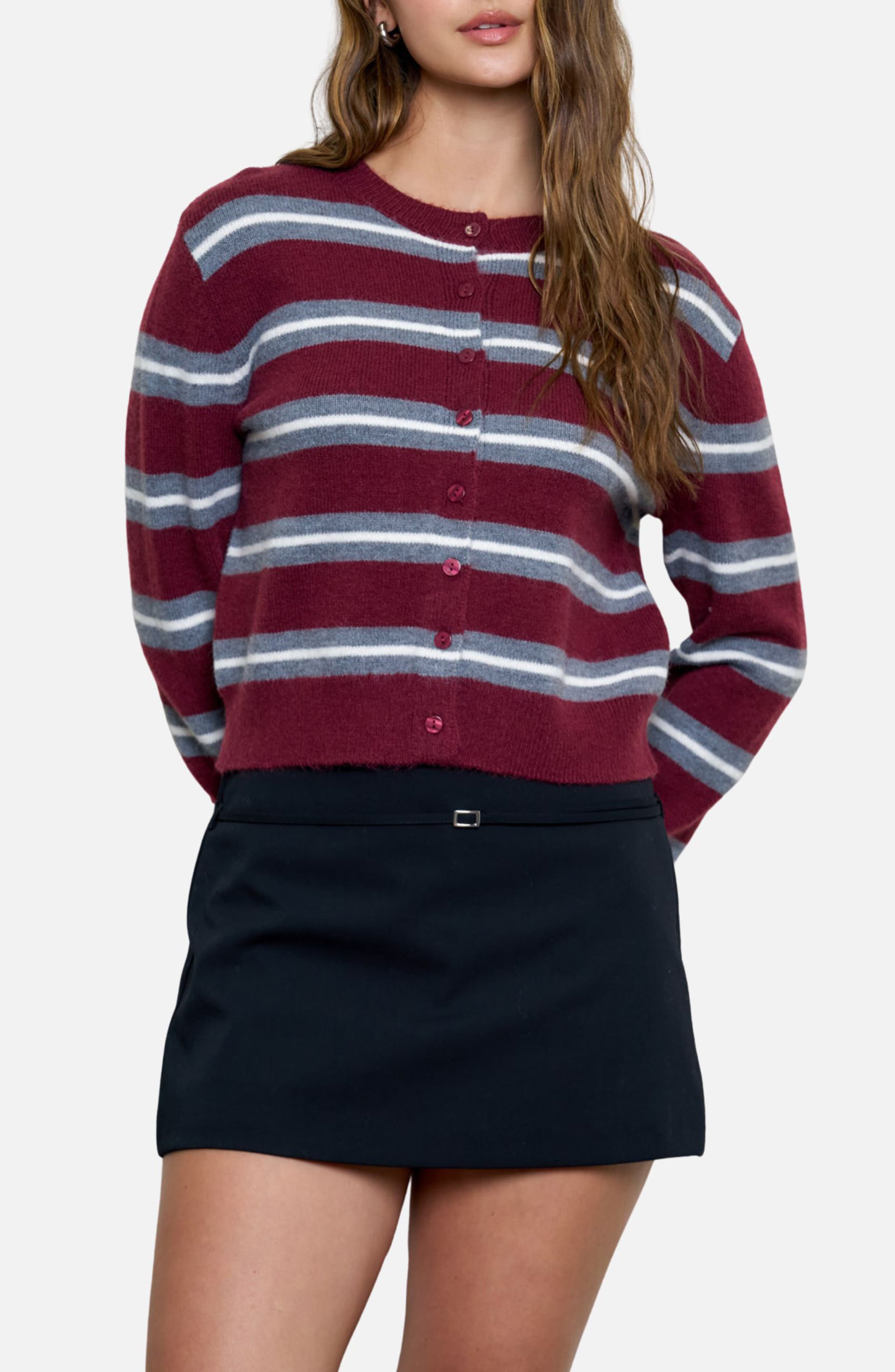 selected BURGUNDY MULTI