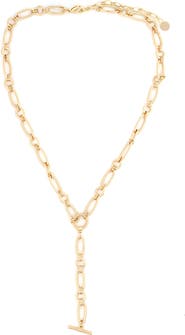 Panacea Textured Bar Y-Necklace