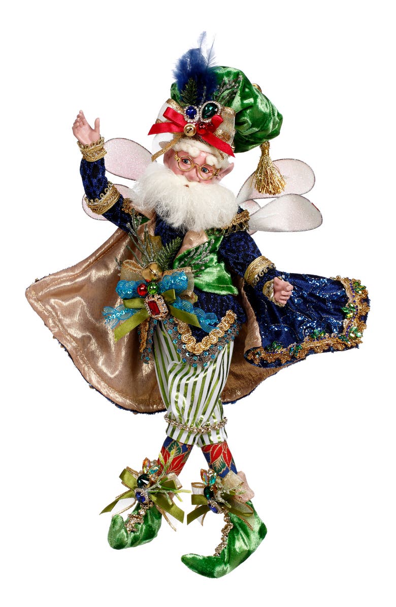 Mark Roberts Deck the Halls Fairy, Medium, Main, color, Shiny Blue