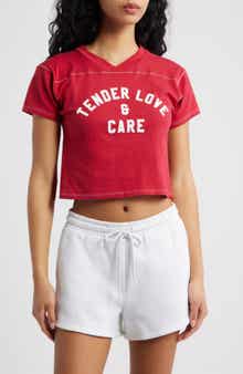 TLC Graphic Cotton Crop T-Shirt