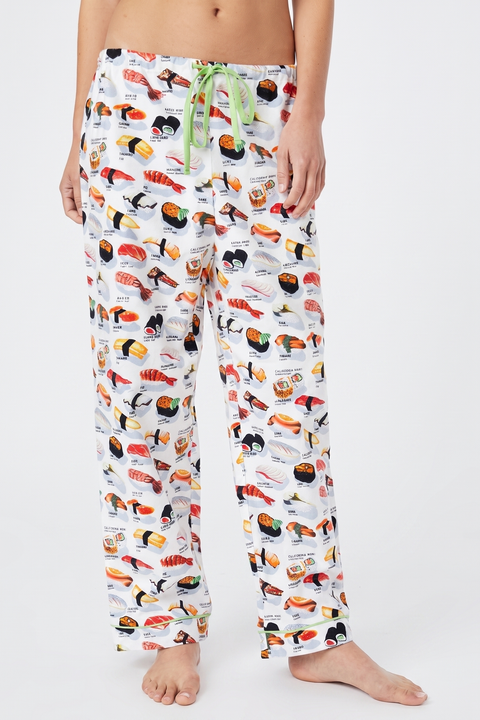 Sushi Flannel Pajama Pants