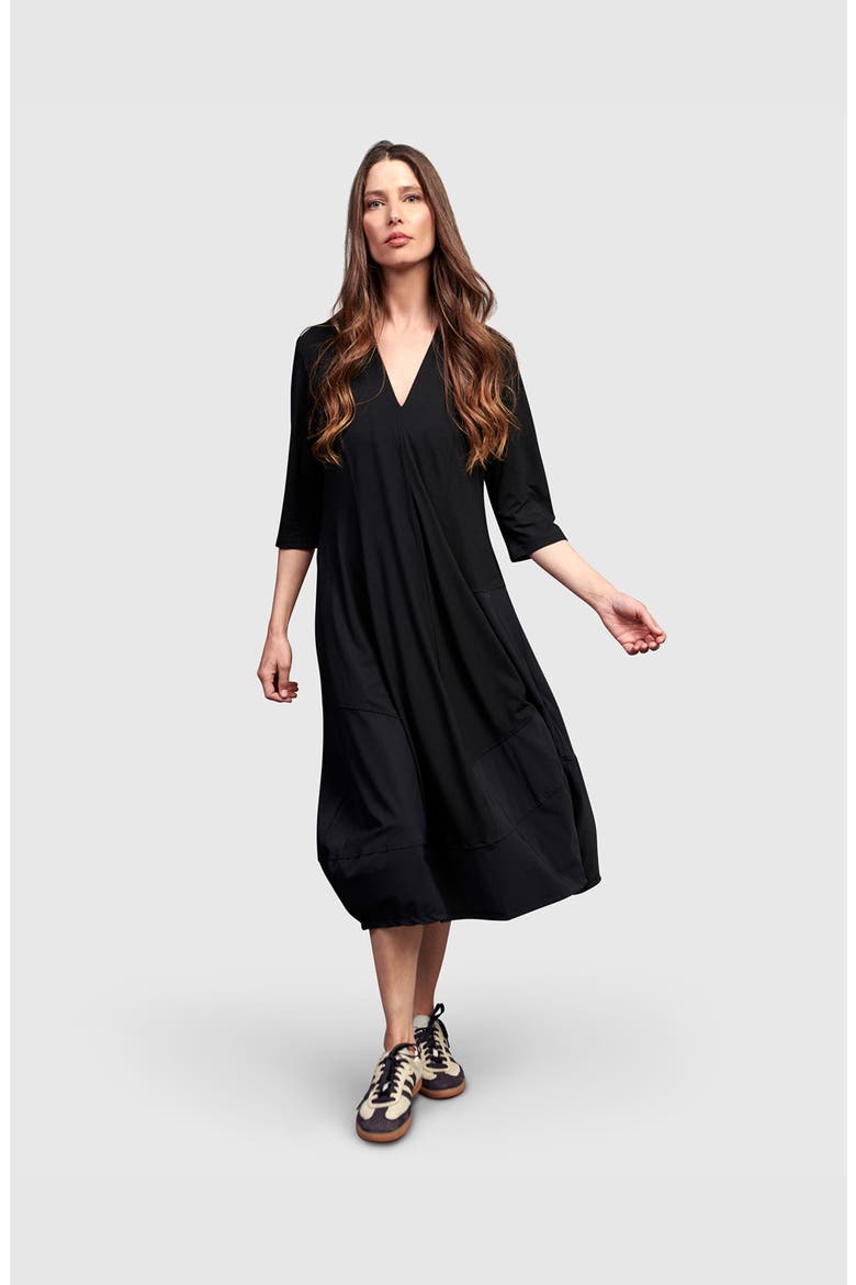 Tekbika Ines Cocoon Dress, Alternate, color, Black