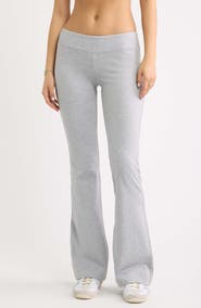 BP. Low Rise Stretch Cotton Flare Leggings