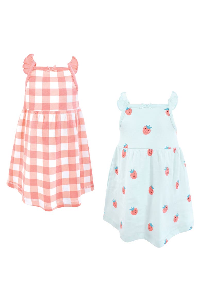 Sleeveless 2-Pack Dress Set, Main, color, Gingham Berry