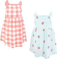 Hudson Baby Sleeveless 2-Pack Dress Set
