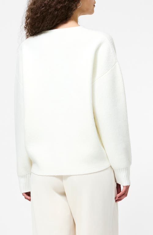 French Connection Riddley Drop Shoulder Cardigan In White