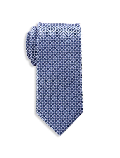 Oak Hill By Dxl Big & Tall Diamond Patterned Tie In Blue