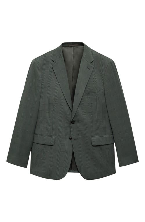 Mango Milan Slim Fit Stretch Sport Coat In Green