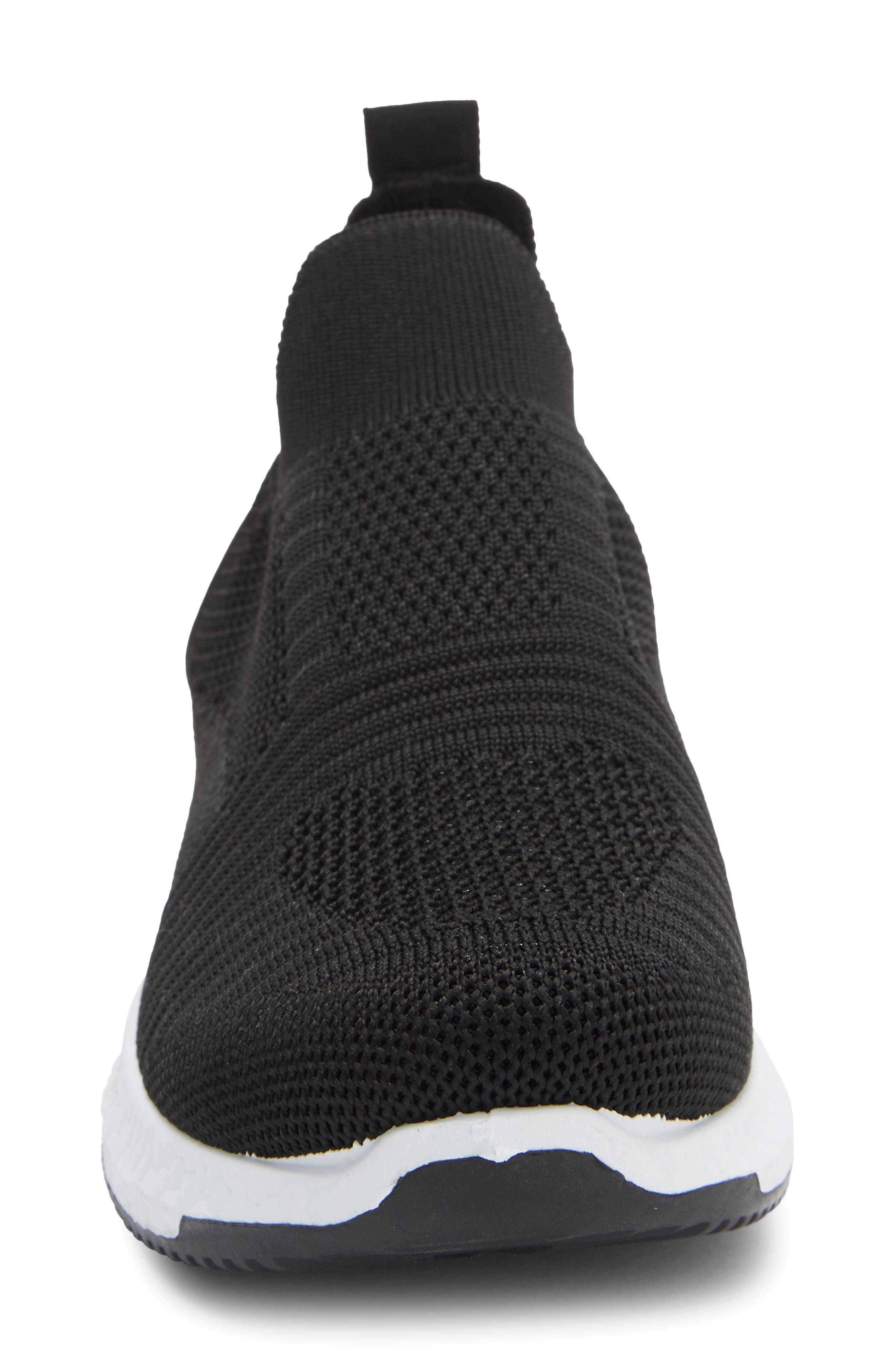 Knit Slip-On Sneaker, Alternate, color, BLACK