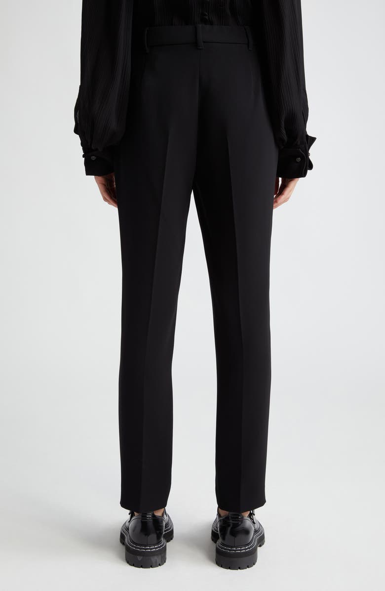 Max Mara Studio Jerta Cady Straight Leg Trousers, Alternate, color, Black