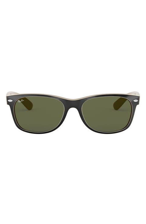 New Wayfarer 55mm Rectangular Sunglasses