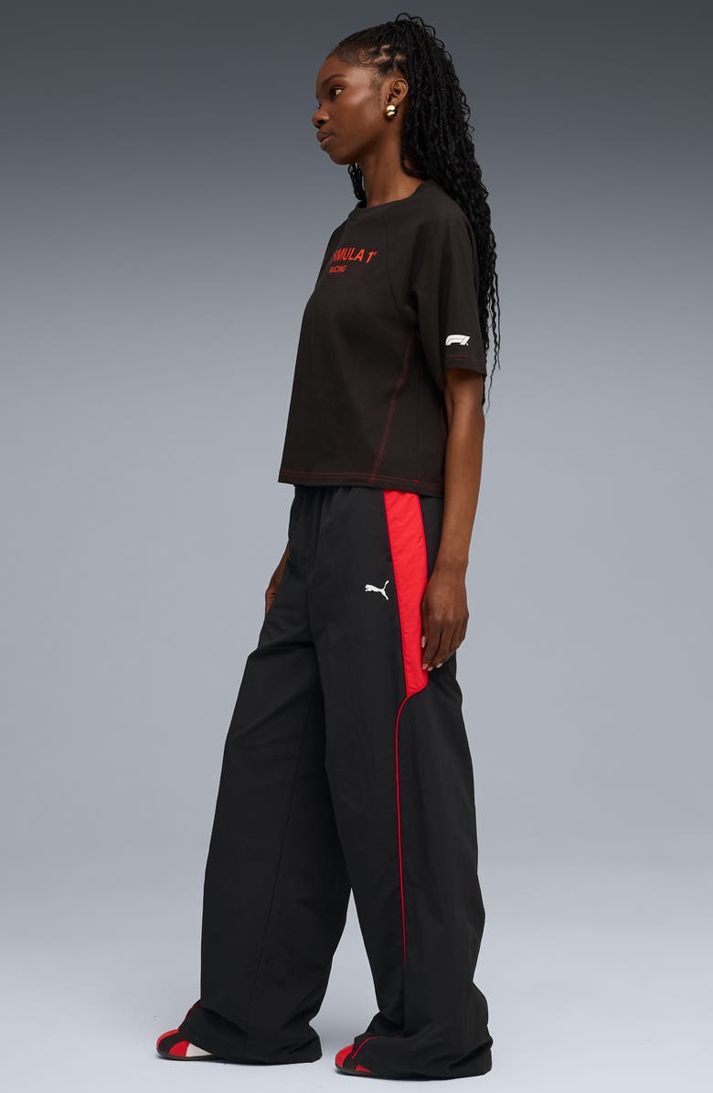 PUMA Formula 1<sup>®</sup> Raglan Sleeve Cotton T-Shirt, Alternate, color, Puma Black