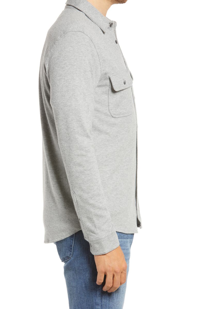 Faherty Legend Button-Up Shirt, Alternate, color, Fossil Grey Twill