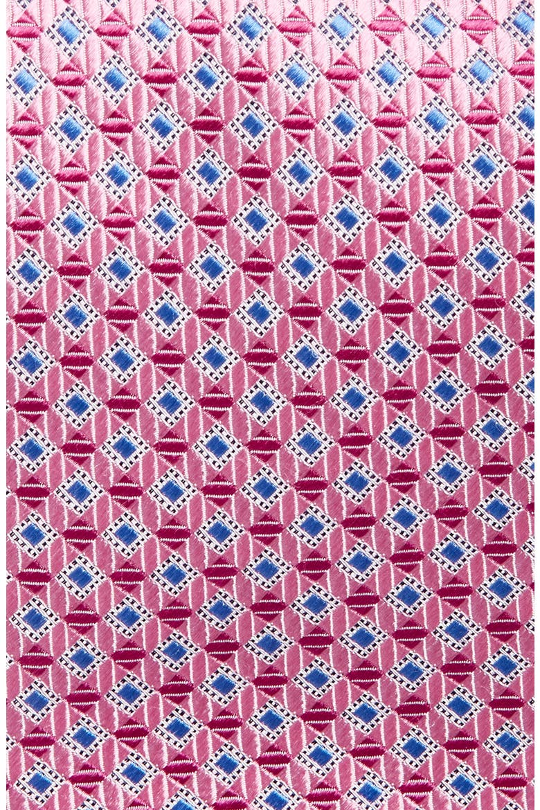 Neat Silk Tie, Alternate, color, PINK