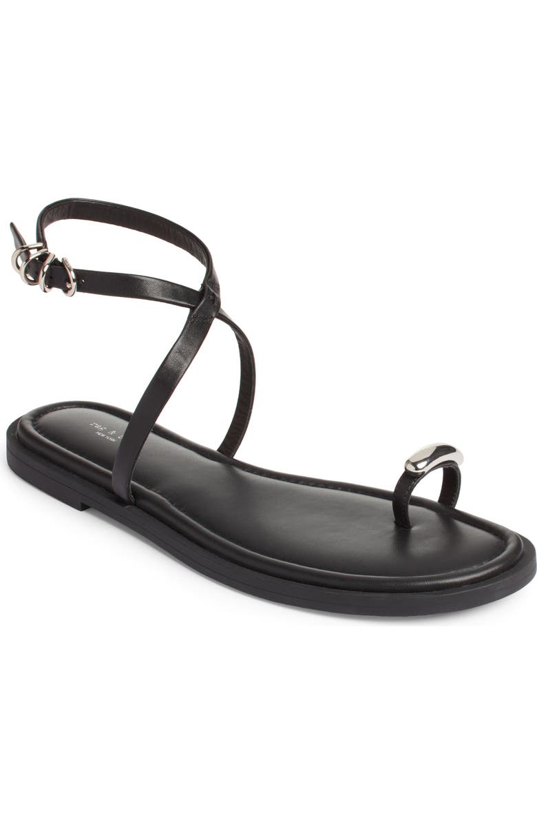 rag & bone Geo Ring Ankle Strap Sandal, Main, color,