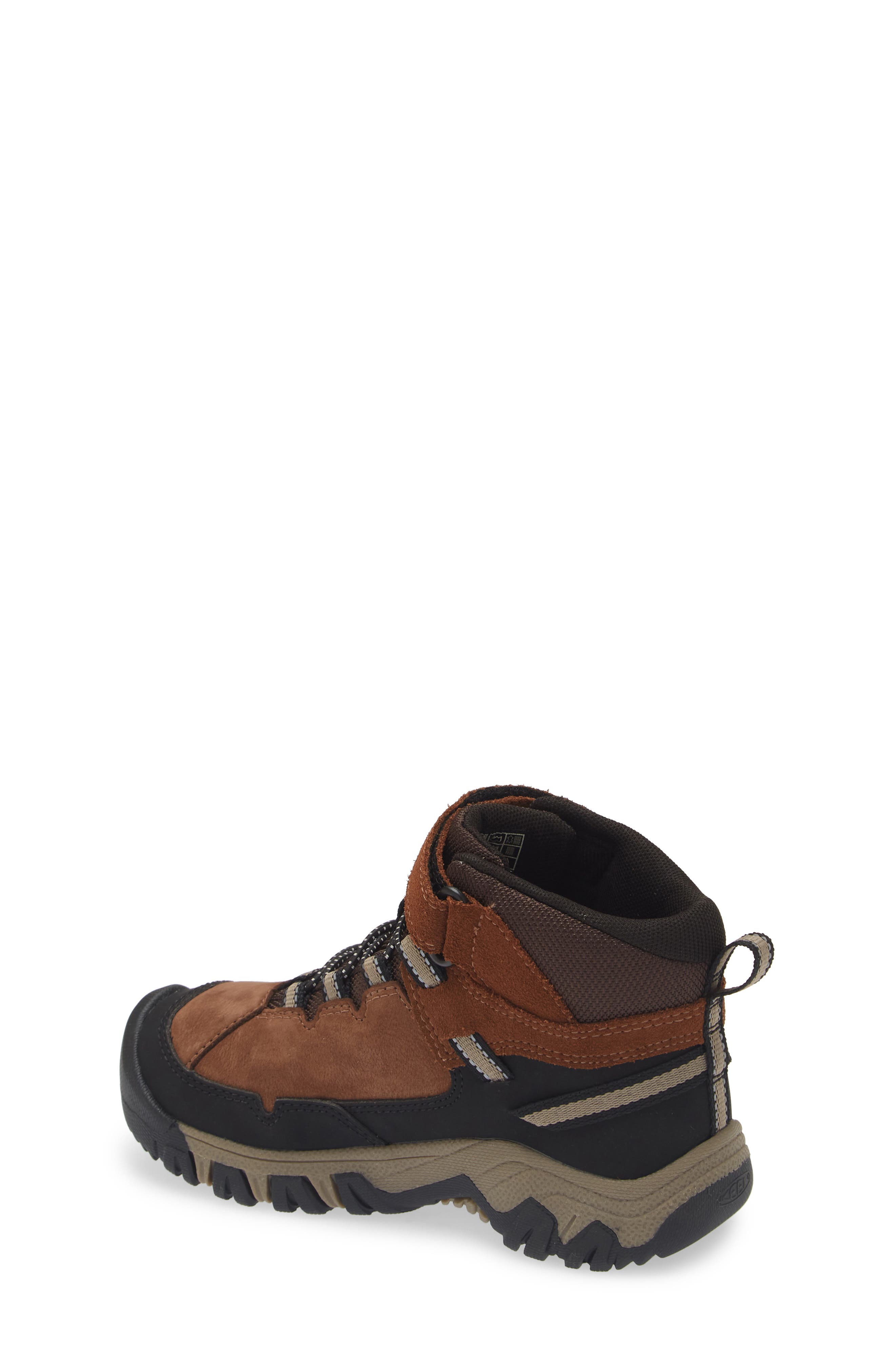 Kids' Targhee IV Mid Waterproof Hiking Shoe, Alternate, color, BISON/BRINDLE