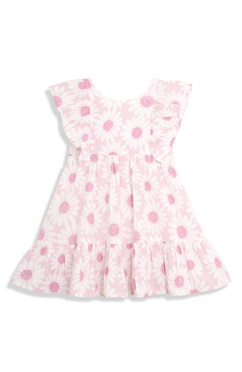 Print Cotton Seersucker Sundress (Baby)