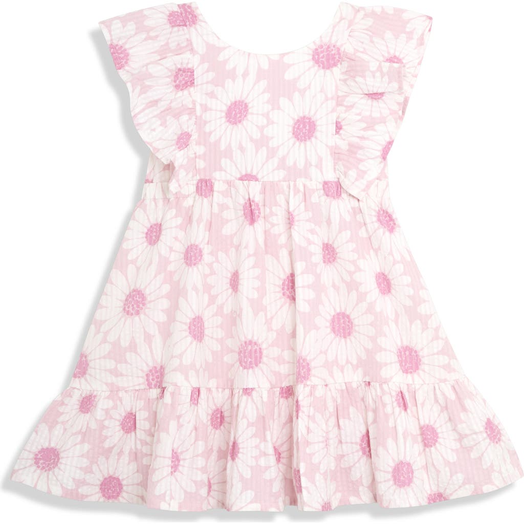 Jojo Maman Bébé Jojo Maman Bebe Print Cotton Seersucker Sundress