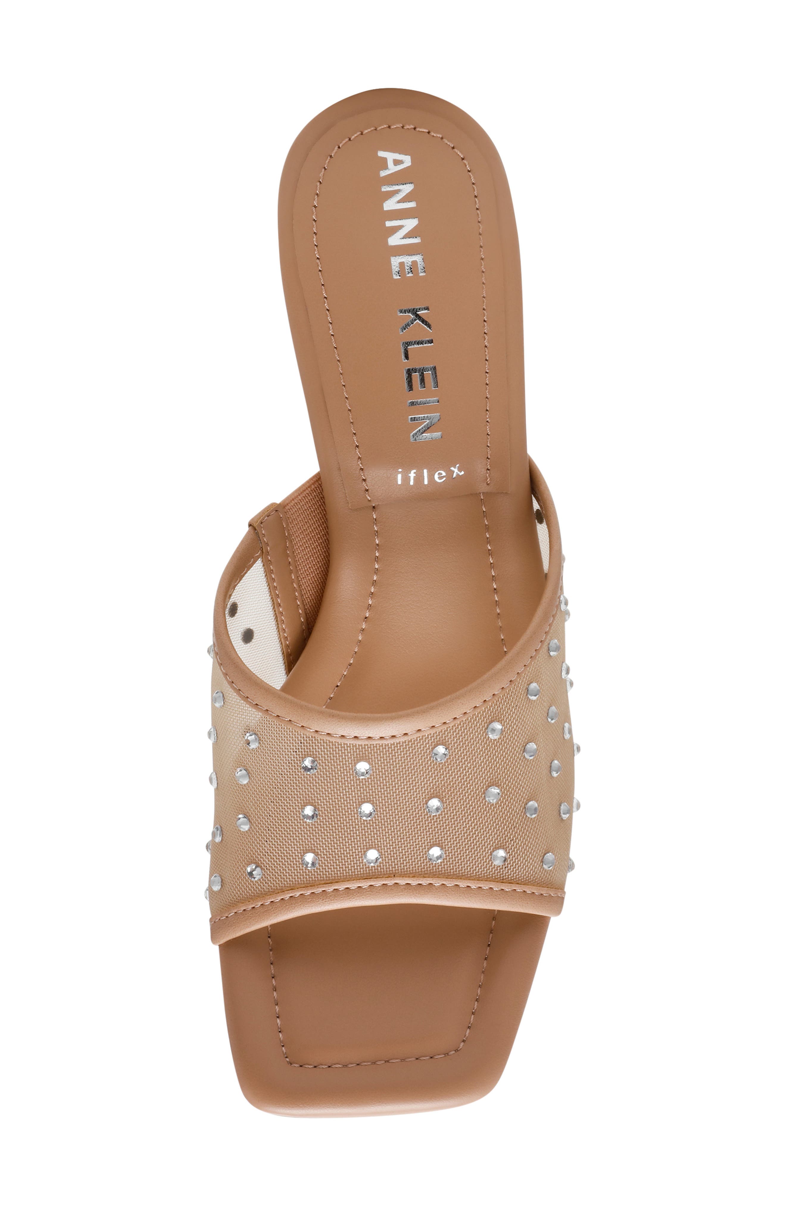 Anne Klein Julie Slide Sandal, Alternate, color, Blush Crystal