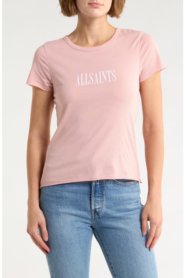 Bela Logo Graphic T-Shirt, Main, color, DUSTY PINK