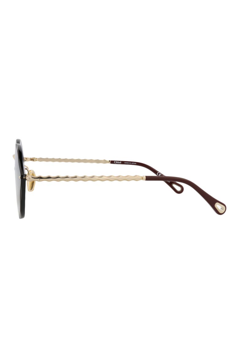 58mm Gradient Oval Sunglasses, Alternate, color, GOLD GOLD GREY