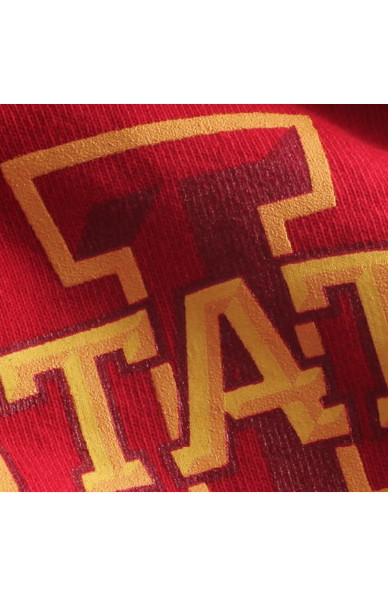 SPIRIT JERSEY Women's Cardinal Iowa State Cyclones Spirit Jersey Oversized T-Shirt, Alternate, color, Cardinal