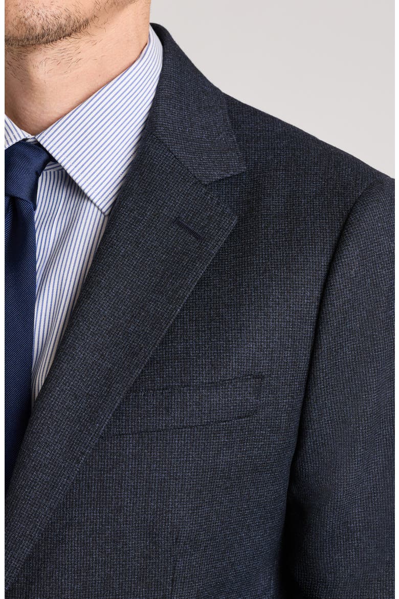 Etter Italian Wool Blazer, Alternate, color, DARK NAVY HOUNDSTOOTH