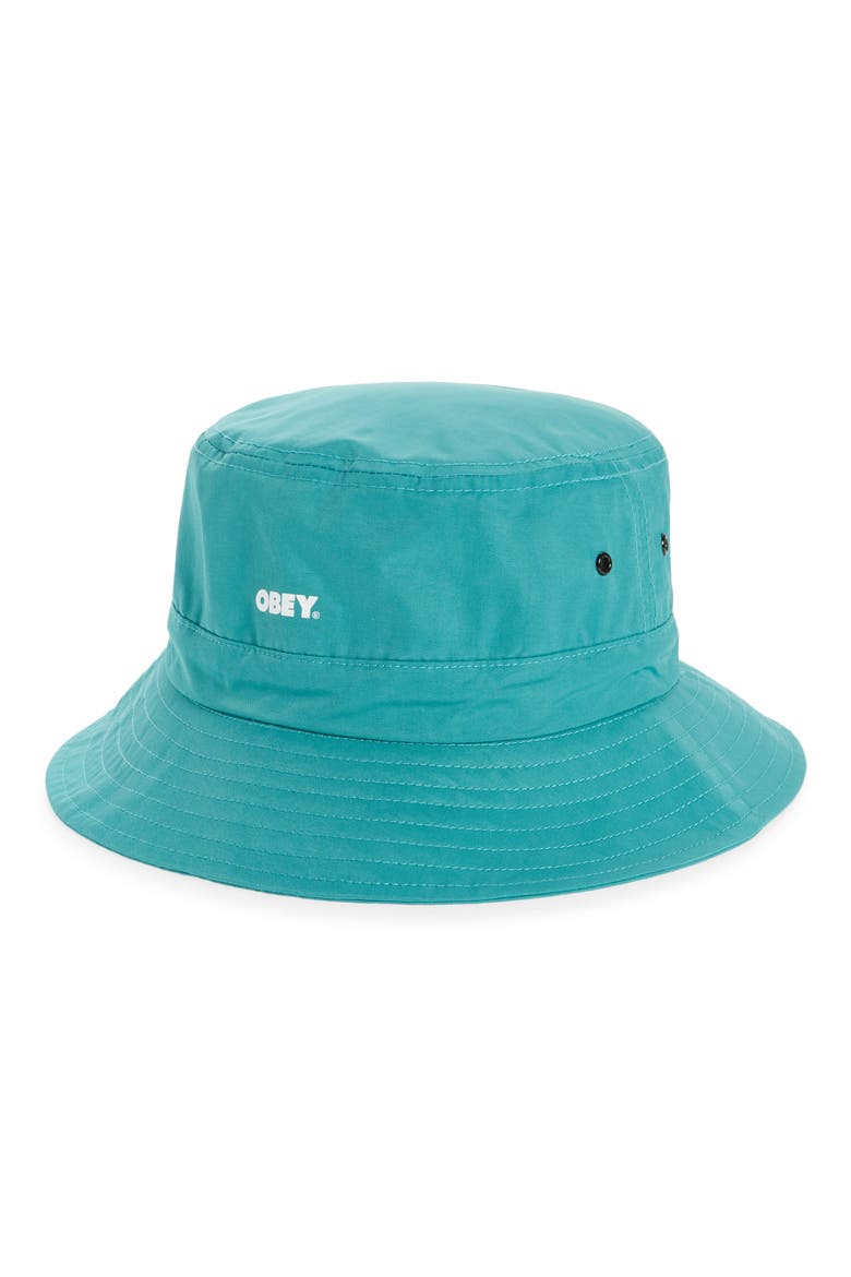 Bold Century Bucket Hat, Main, color, TURQUOISE