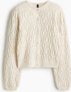 H&M Pointelle-knit Cardigan