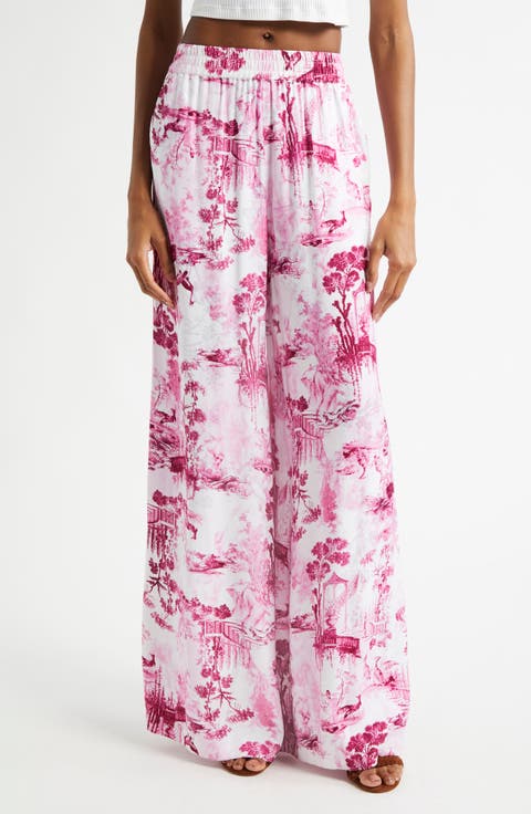 Ivy Wide Leg Pull-On Pants