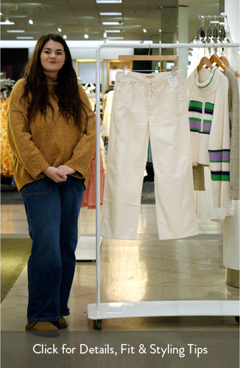 Drawstring Waist Baggy Jeans, sales video thumbnail