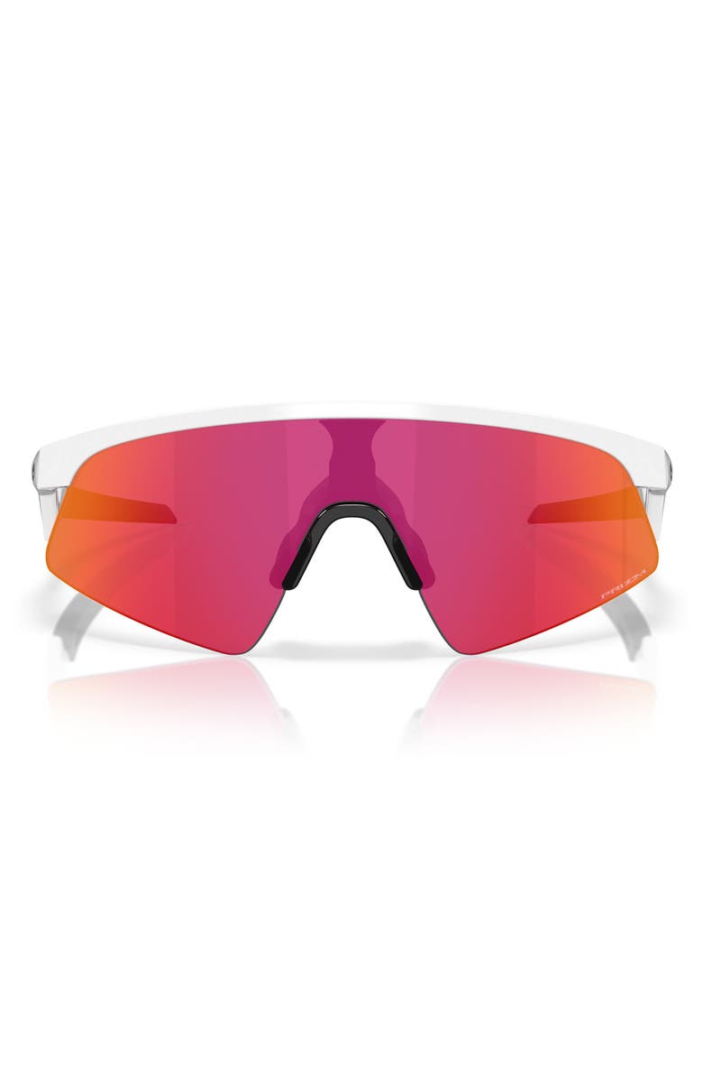 Oakley Prizm<sup>™</sup> Everyday 28mm Rectangular Sunglasses, Main, color, Polished White / Prizm Field