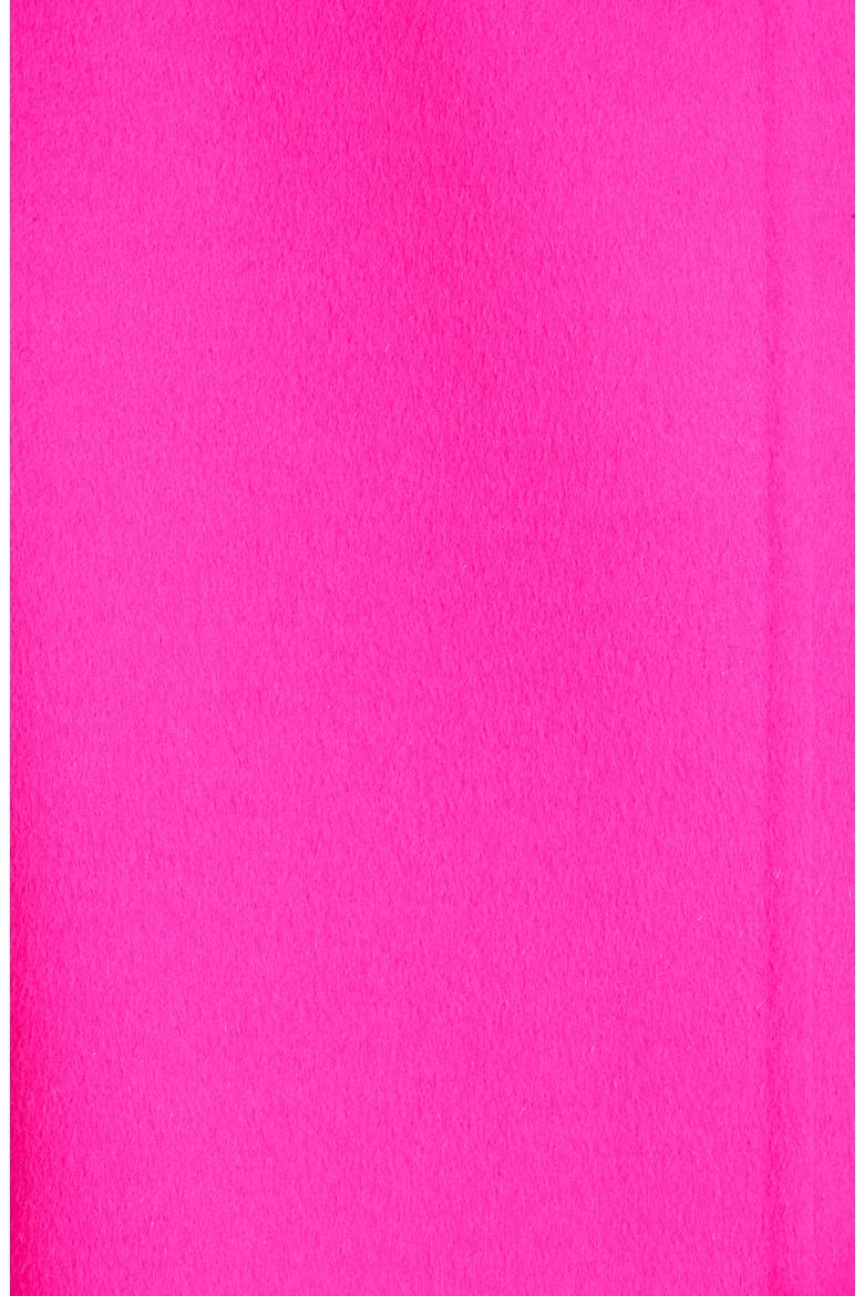 Wool, Angora & Cashmere Coat, Alternate, color, FLUO FUCHSIA