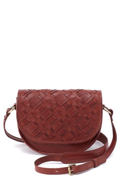 Small Kiva Leather Crossbody Bag