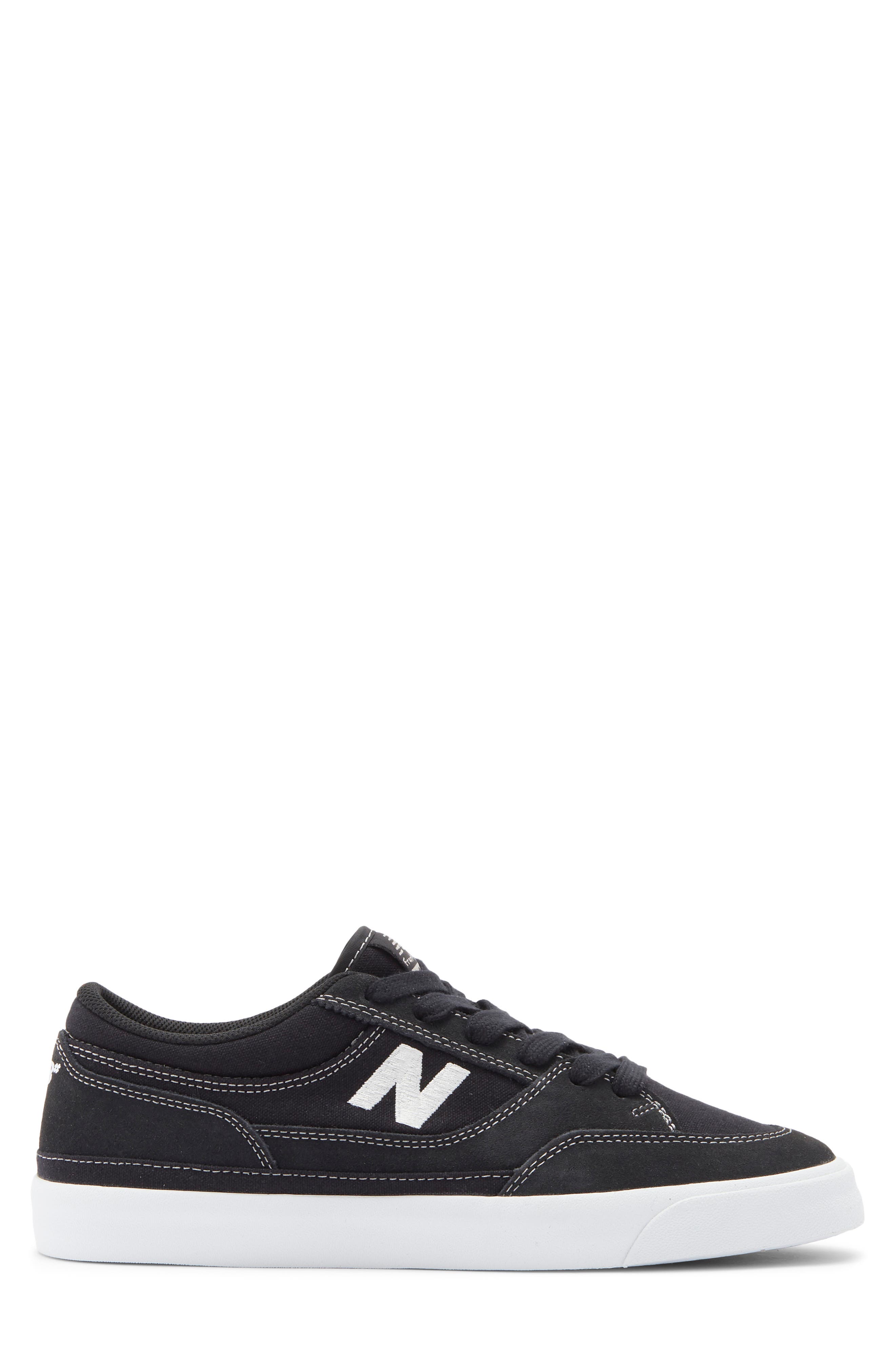 New Balance 417 Low Top Sneaker, Alternate, color, Black/ White