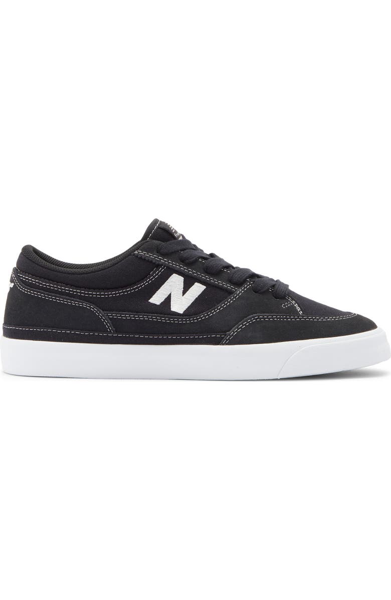 New Balance 417 Low Top Sneaker, Alternate, color, Black/ White